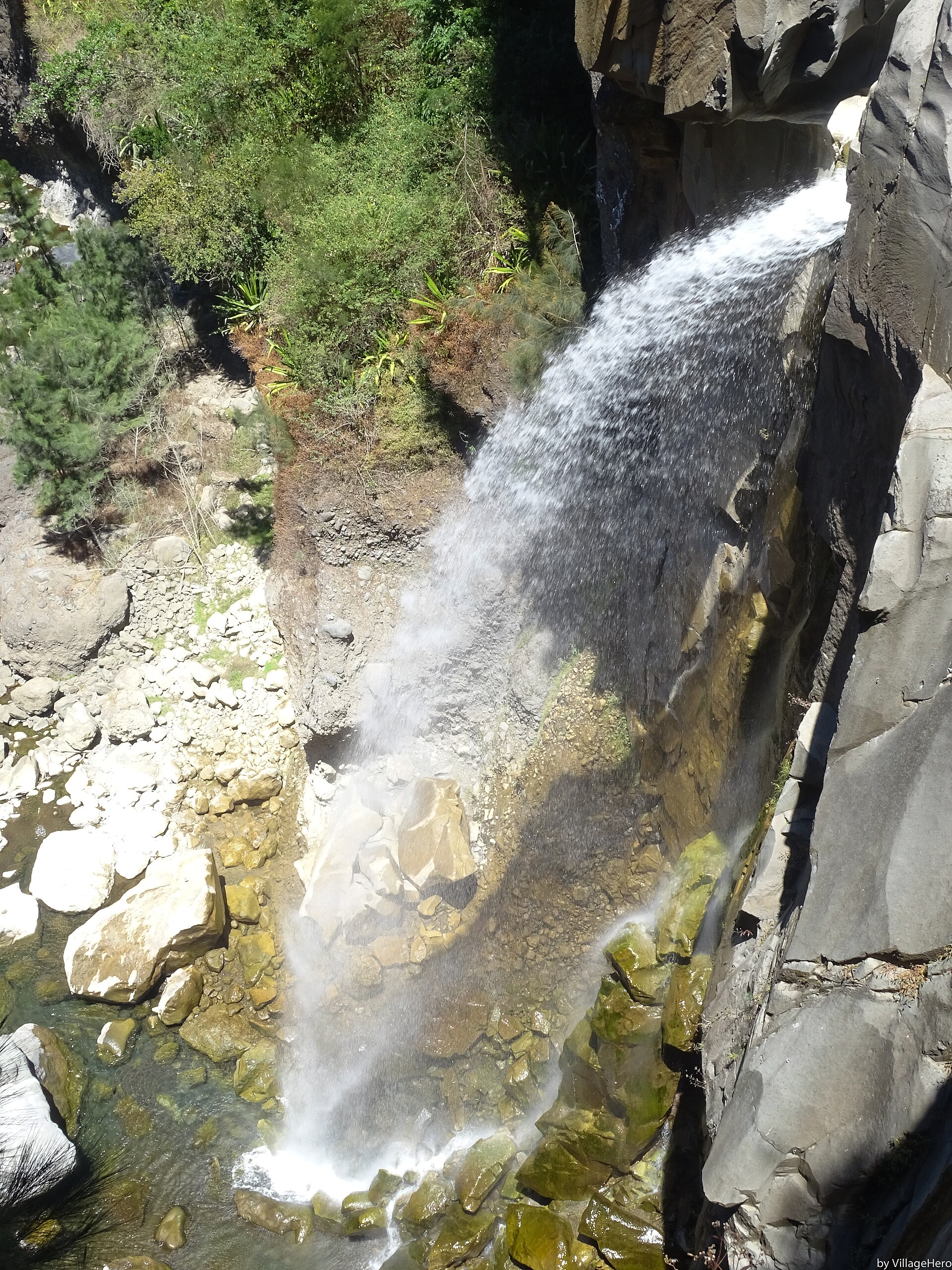 La cascade du Bras Rouge, à Cilaos.