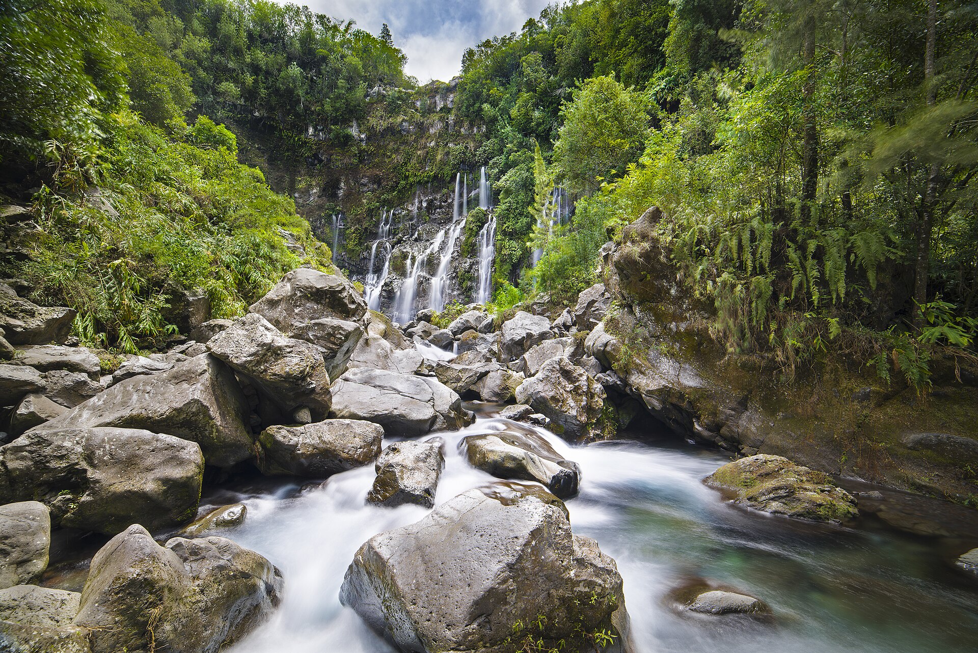Cascade dans la vallée de Langevin.