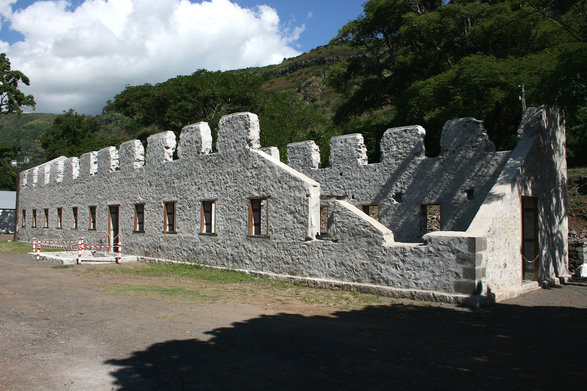 Dortoir du lazaret n° 1, à la Grande Chaloupe.