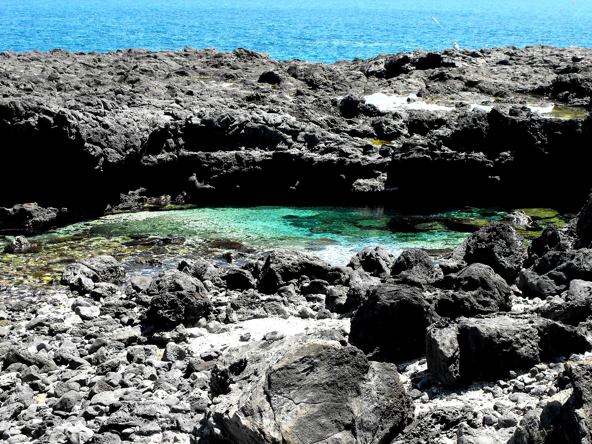 La lave de la pointe au Sel.