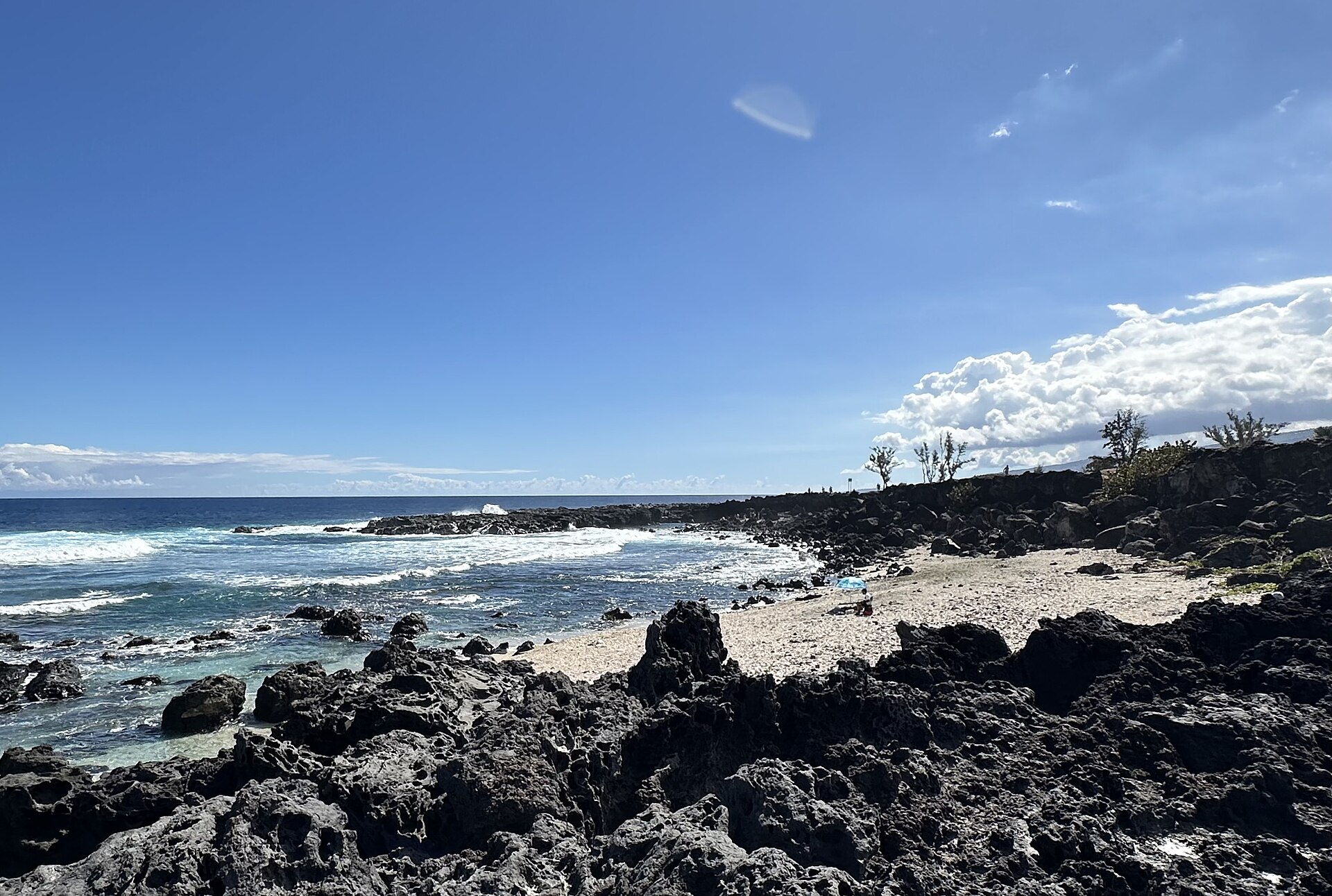 Les salines de la pointe au Sel, à Saint-Leu.