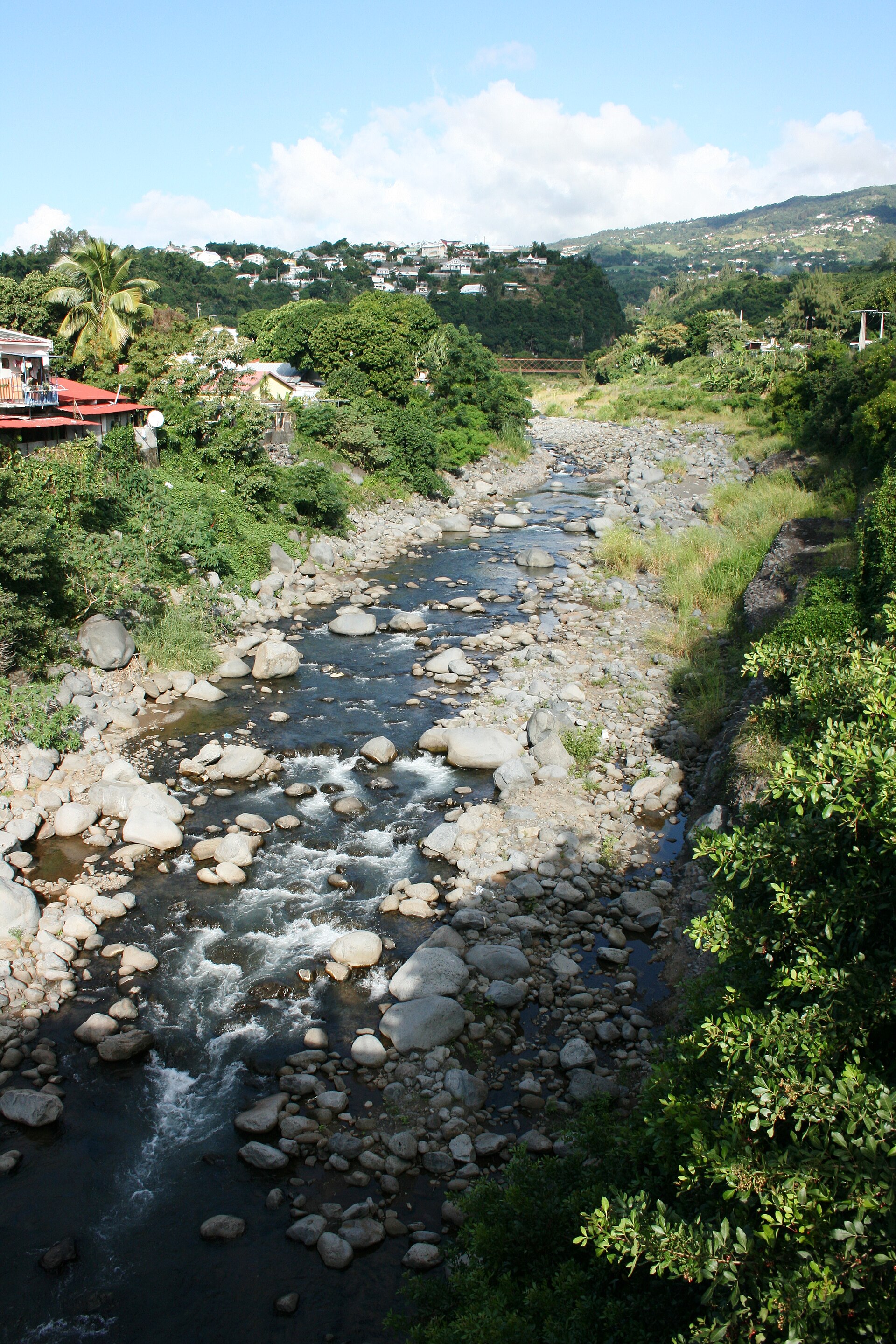 Le pont Desbassyns, sur la Rivière des Pluies.