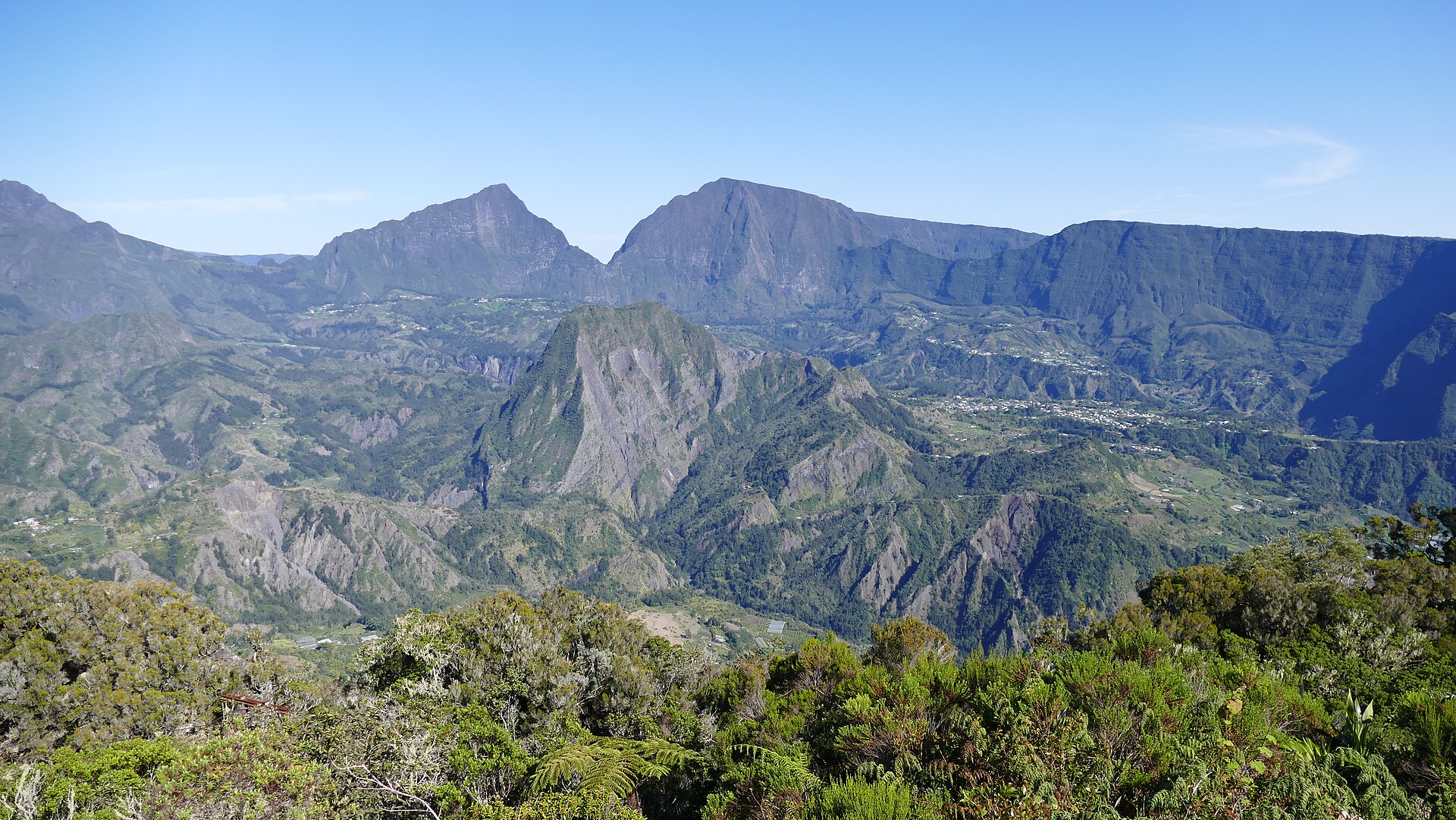 Le cirque de Salazie, depuis Bélouve.